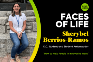 La estudiante de DC Sherybel Berrios Ramos